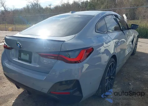 2024 BMW 430I Gran Coupe z USA, uszkodzony, nr VIN WBA63AV05RFR33769